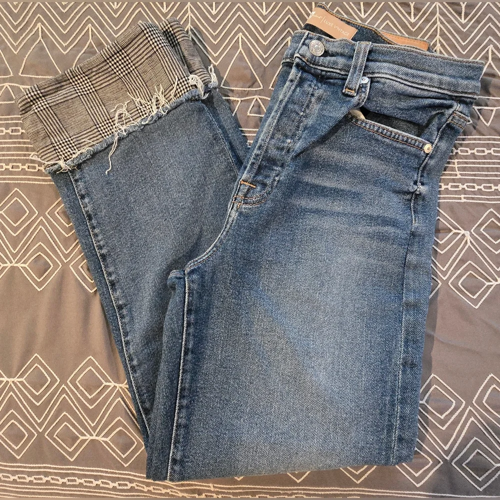 7 For All Mankind Luxe Vintage Slim Boyfriend Cropped Style Size 29 - Picture 1 of 12